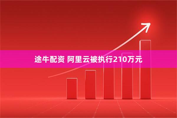 途牛配资 阿里云被执行210万元